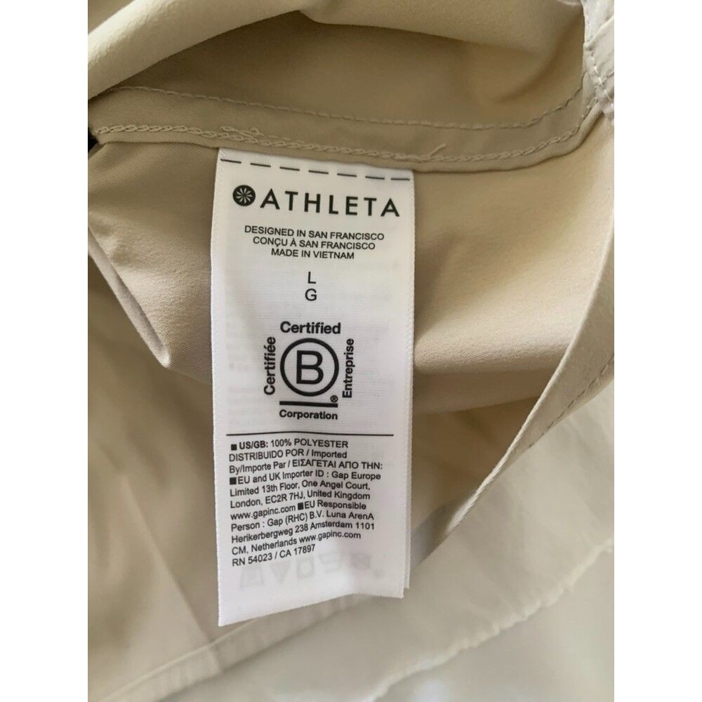 Athleta Midday Ultra Cropped Shirt Womens Large NEW Athleisure Active Streetwear - Picture 5 of 5